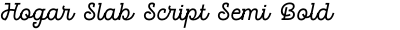Hogar Slab Script Semi Bold